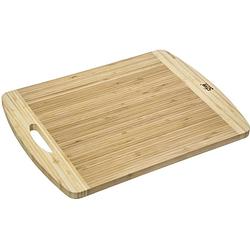 Foto van Snijplank met handvat 40 x 30 cm van bamboe hout - snijplanken