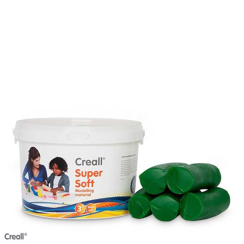 Foto van Creall supersoft klei groen