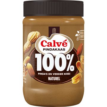 Foto van 100% pindakaas fijn gemalen 600g bij jumbo