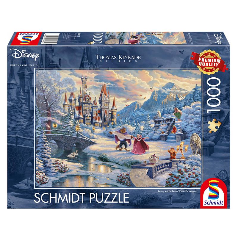 Foto van Schmidt puzzle legpuzzel disney belle en het beest 1000 stukjes