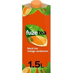 Foto van Fuzetea black tea sinaasappel en kardemomsmaak 1, 5l bij jumbo