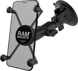 Foto van Ram mounts universele telefoonhouder auto zuignap voorruit/dashboard groot