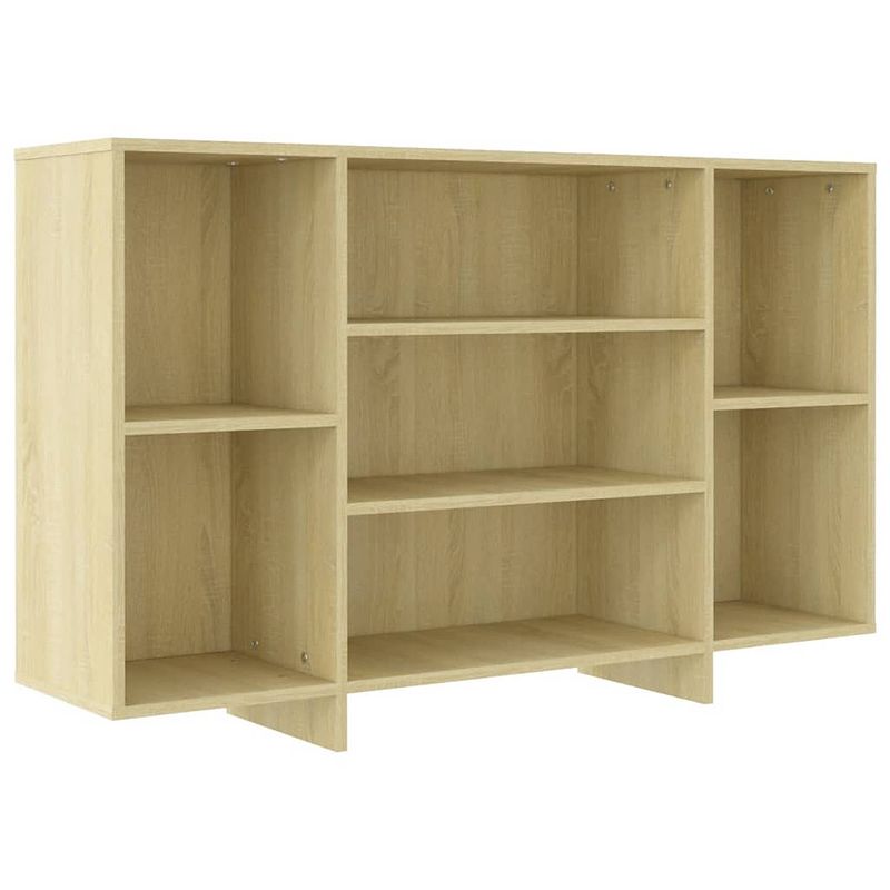 Foto van Vidaxl dressoir 120x30x75 cm spaanplaat sonoma eikenkleurig