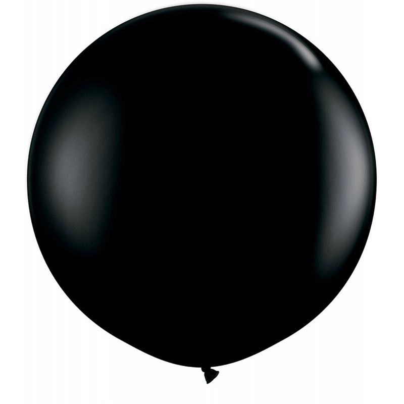 Foto van Qualatex mega ballon 90 cm diameter zwart - ballonnen