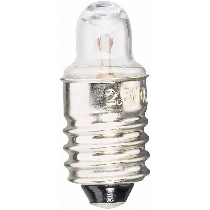 Foto van Barthelme 00632225 lampje voor zaklamp 2.20 v 0.55 w fitting e10 helder 1 stuk(s)