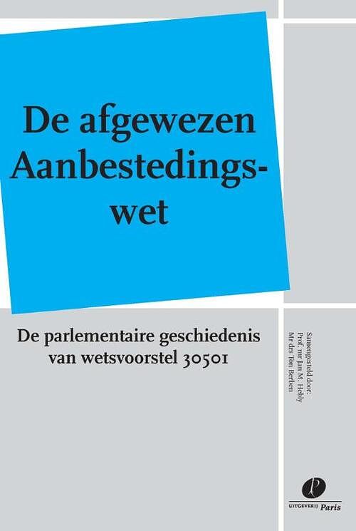 Foto van De afgewezen aanbestedingswet - paperback (9789490962036)