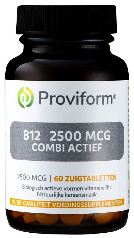 Foto van Proviform vitamine b12 2500 mcg combi zuigtabletten