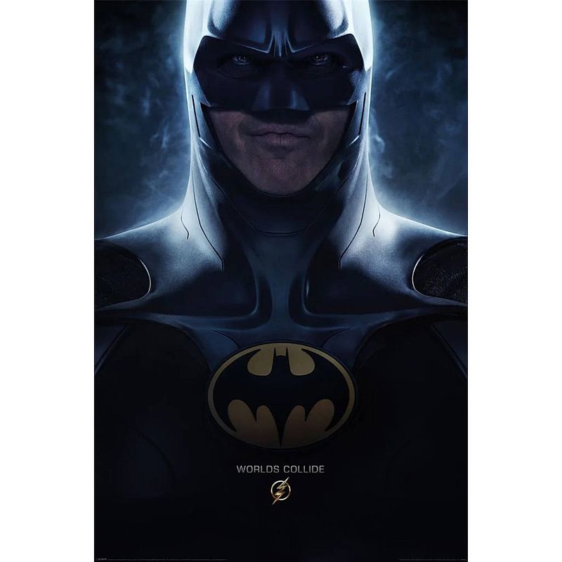 Foto van Poster the flash batman world collide 61x91,5cm