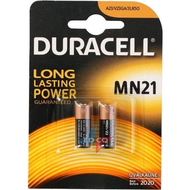 Foto van Duracell alkaline mn21 - batterij - 2 stuks