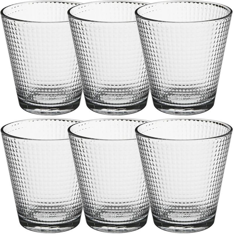 Foto van Set van 6x stuks water/sap glazen benit 250 ml van glas - drinkglazen