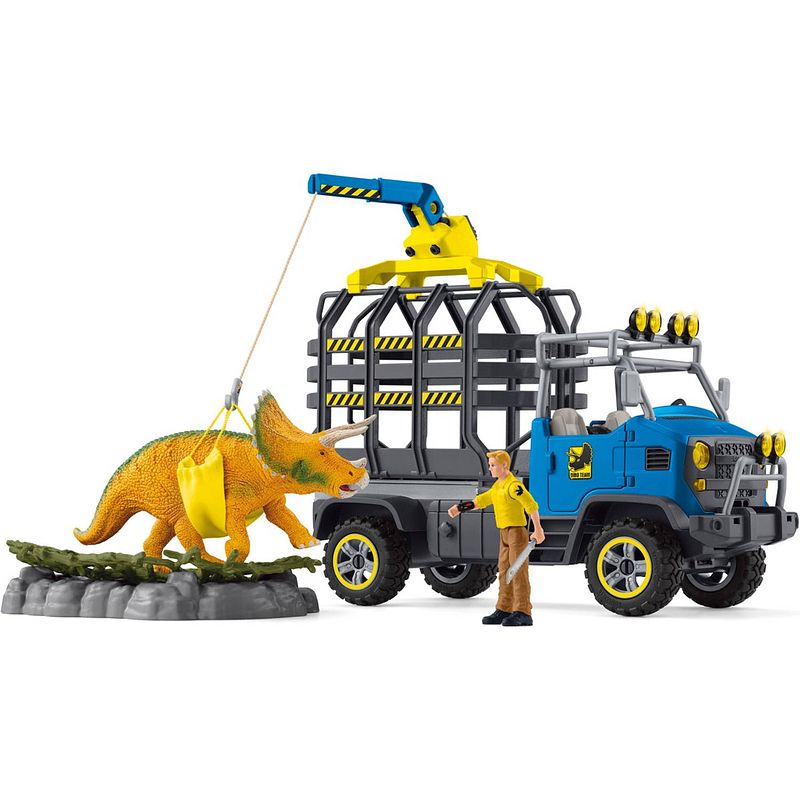 Foto van Schleich dinosaurs - dinosauriërs truckmissie - kinderspeelgoed voor jongens en meisjes - 4 tot 12 jaar 42565