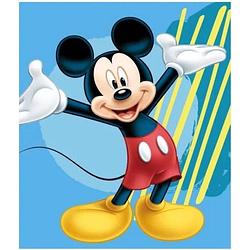 Foto van Disney mickey mouse fleece deken plaid 120x140 cm kinderen deken