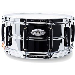 Foto van Pearl sensitone heritage alloys steel 14 x 6.5 inch snaredrum