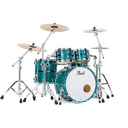 Foto van Pearl mp4c924xsp-s/c850 masters maple pure 4-delige shell set aqua turquoise stripe