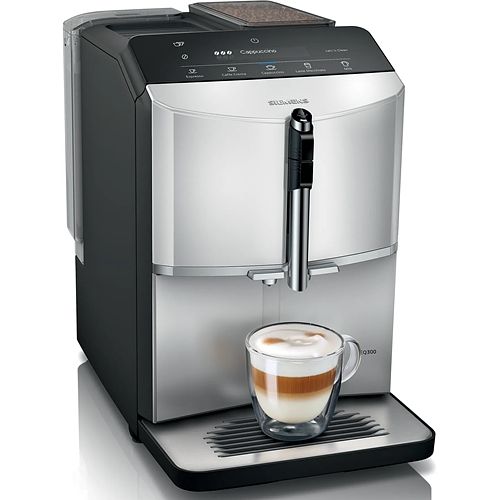 Foto van Siemens espresso volautomaat eq300 tf303e01 (licht zilver)