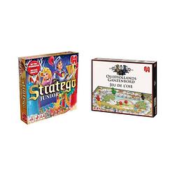 Foto van Spellenbundel - 2 stuks - stratego junior & ganzenbord