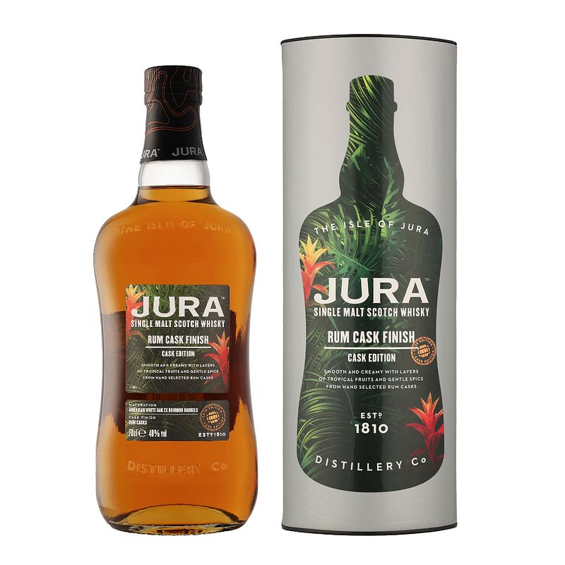 Foto van Isle of jura rum cask finish 70cl whisky + giftbox