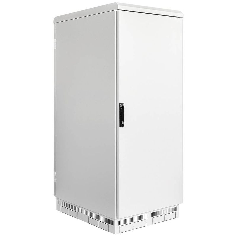 Foto van Intellinet ip55 19 netzwerkschrank mit integrierten lüftern 27 he 800 mm tief grau ral7035 19inch-industriële behuizing (b x h x d) 600 x 1479 x 800 mm 27 he