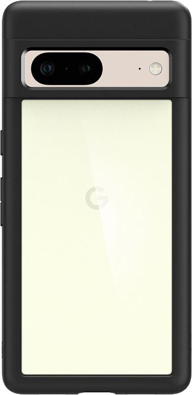 Foto van Spigen ultra hybrid google pixel 7 back cover zwarte rand