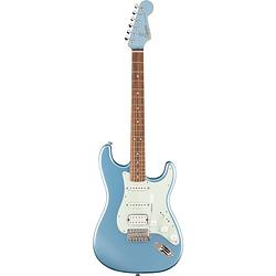 Foto van Squier fsr classic vibe 60s stratocaster hss il ice blue metallic elektrische gitaar met matching headstock