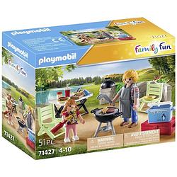 Foto van Playmobil family fun gemeenschappelijke barbecue 71427