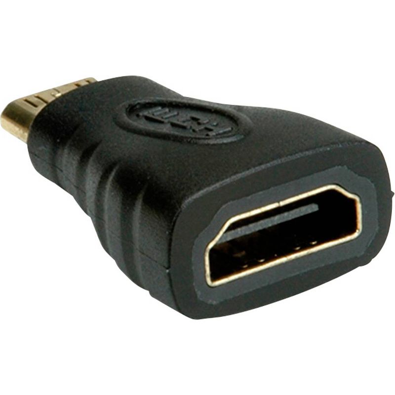 Foto van Value 12.99.3152 adapter [1x hdmi-stekker c mini - 1x hdmi-bus] zwart