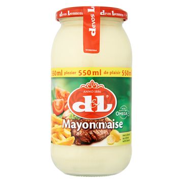 Foto van D&l mayonaise met citroen 550ml bij jumbo