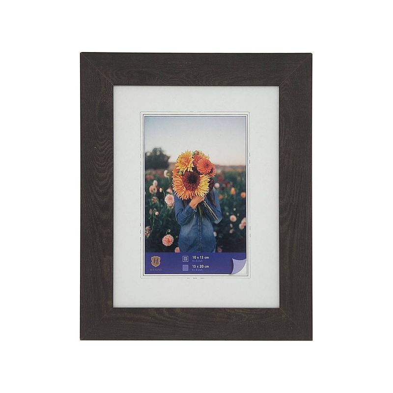 Foto van Henzo fotolijst - dahlia - fotomaat 15x20 cm - donkerbruin