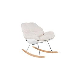 Foto van Anli style lounge chair rocky off white teddy