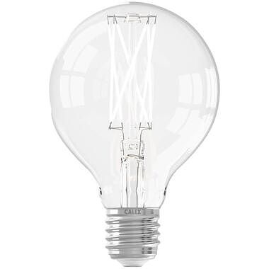 Foto van Calex led-langfilament globelamp glb80 - transparant - e27 - leen bakker