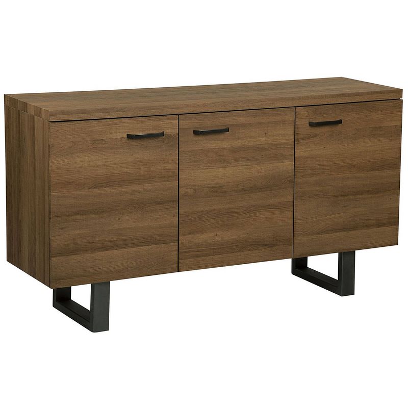 Foto van Beliani timber - sideboard-donkere houtkleur-mdf