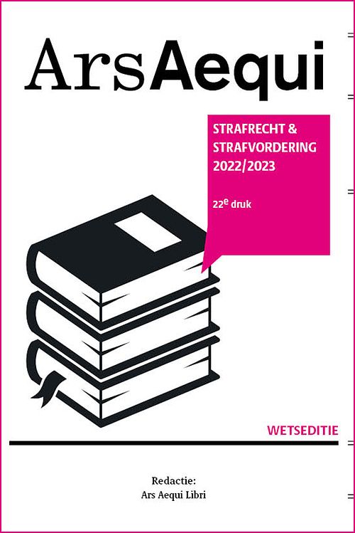 Foto van Strafrecht & strafvordering 2022-2023 - paperback (9789493199637)