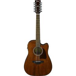 Foto van Ibanez artwood aw5412ce open pore natural 12-snarige e/a gitaar