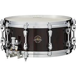 Foto van Tama cbc146mf-gnc starphonic bubinga bravura 14 x 6 inch concert snaredrum