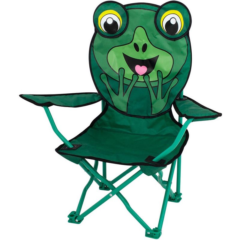 Foto van Eurotrail campingstoel ardeche animal junior polyester groen