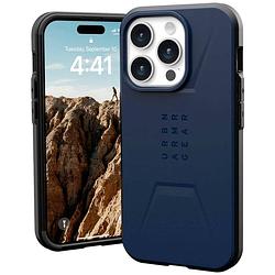 Foto van Urban armor gear civilian magsafe backcover apple iphone 15 pro blauw