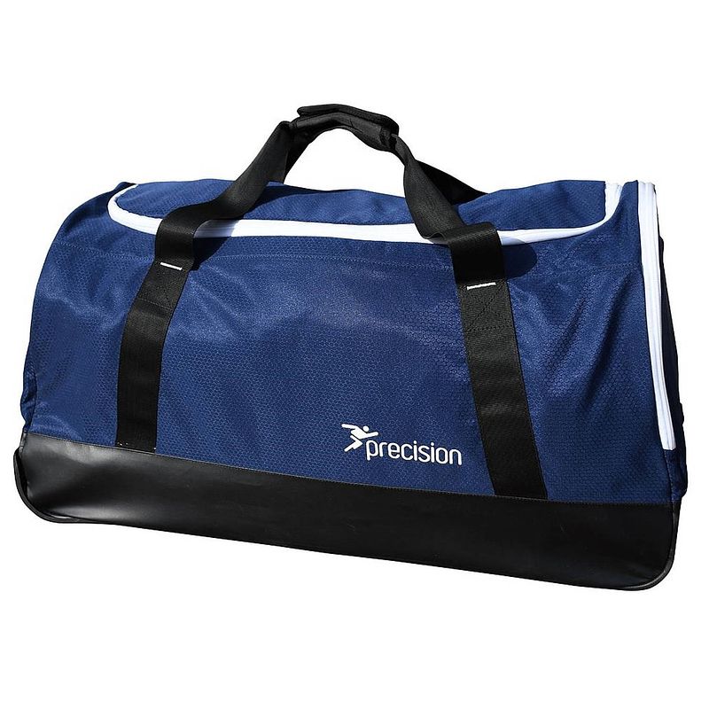 Foto van Precision sporttas trolley pro hx 105 liter polyester blauw/wit