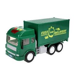 Foto van Toi-toys vrachtwagen met licht en geluid groen 27 cm