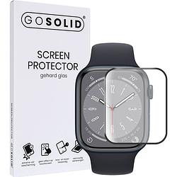 Foto van Go solid! screenprotector voor apple watch series 8 (45 mm) gehard glas