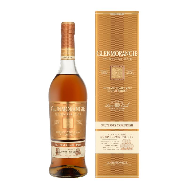 Foto van Glenmorangie nectar d'sor 70cl whisky + giftbox