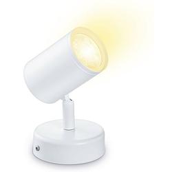 Foto van Wiz imageo wiz spots 1x5w w 27-65k tw 871951455175600 led-plafondlamp 5 w wit