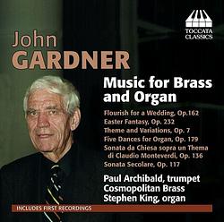 Foto van Gardner: music for brass and organ - cd (5060113440488)