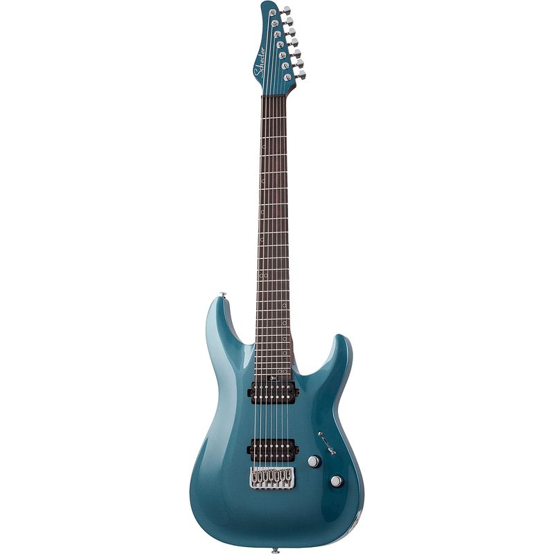 Foto van Schecter aaron marshall am-7 signature cobalt slate elektrische gitaar