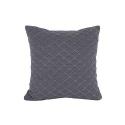 Foto van Present time - cushion diamonds quilted - donkergrijs