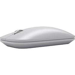 Foto van Microsoft surface mobile mouse draadloze muis bluetooth bluetrack platina-grijs 4 toetsen geïntegreerd scrollwiel