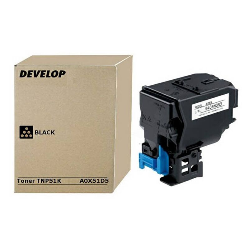 Foto van A0x51d5 develop tnp51k ineo+ toner black