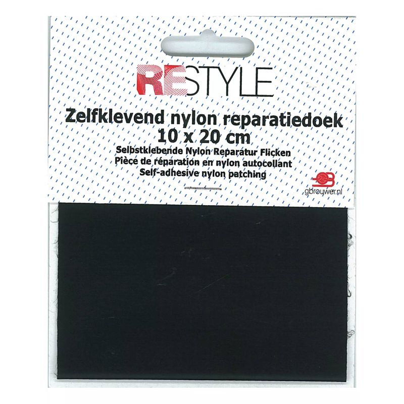 Foto van Restyle 015.79105 reparatiedoek nylon 10 cm x 20 cm zelfklevend