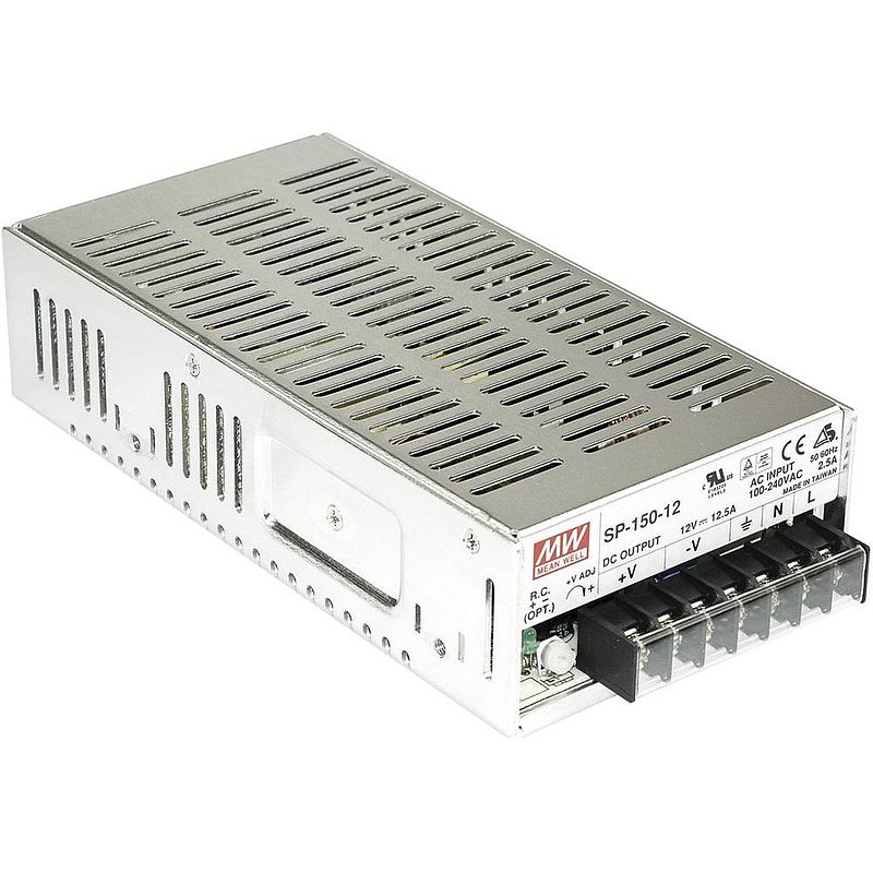 Foto van Mean well sp-150-24 ac/dc inbouwnetvoeding gesloten 6.3 a 150 w 24 v/dc