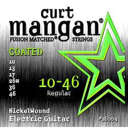 Foto van Curt mangan nickel wound coated 10-46 snarenset voor elektrische gitaar
