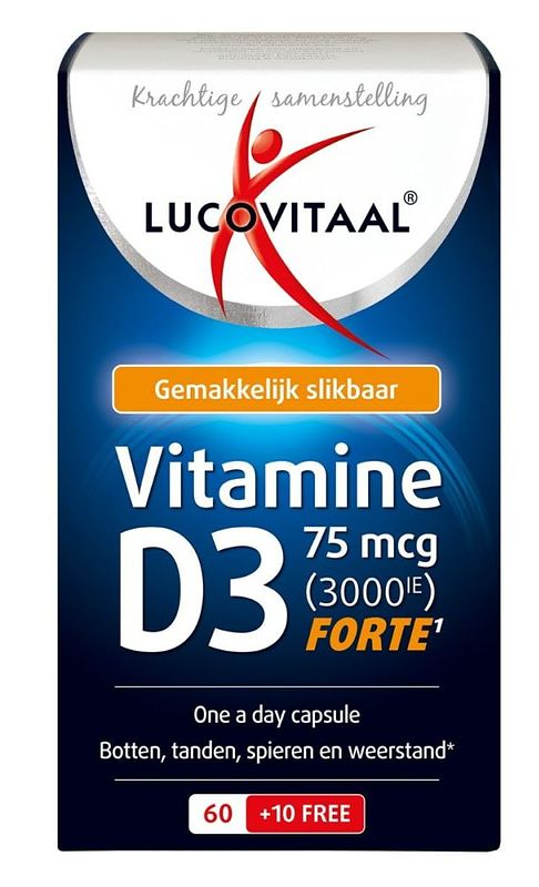 Foto van Lucovitaal vitamine d3 75mcg capsules